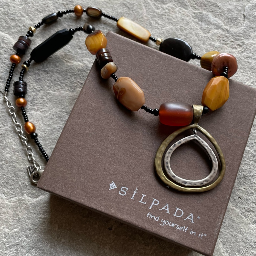 SILPADA (copy) Shell and Brass Necklace